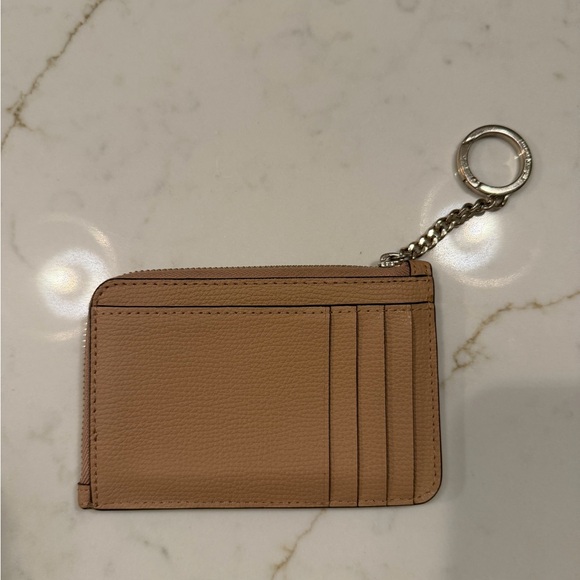 Beige Kate Spade Key Chain Card Holder - Picture 2 of 3